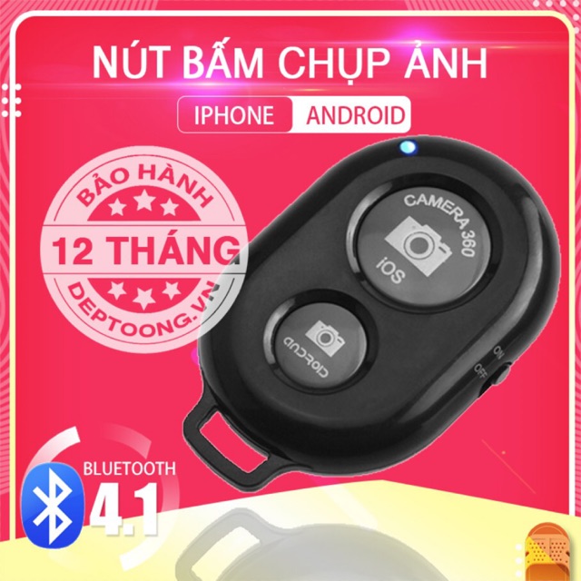 Nút bấm chụp ảnh từ xa qua bluetooth