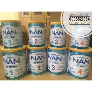 SỮA NAN NGA 1,2,3,4 hộp 400g