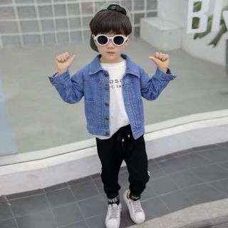 Áo khoác bò hình gấu
