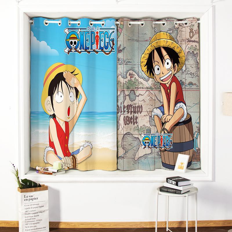 Rèm Cửa Sổ Ngắn In Hình Anime One Piece P1