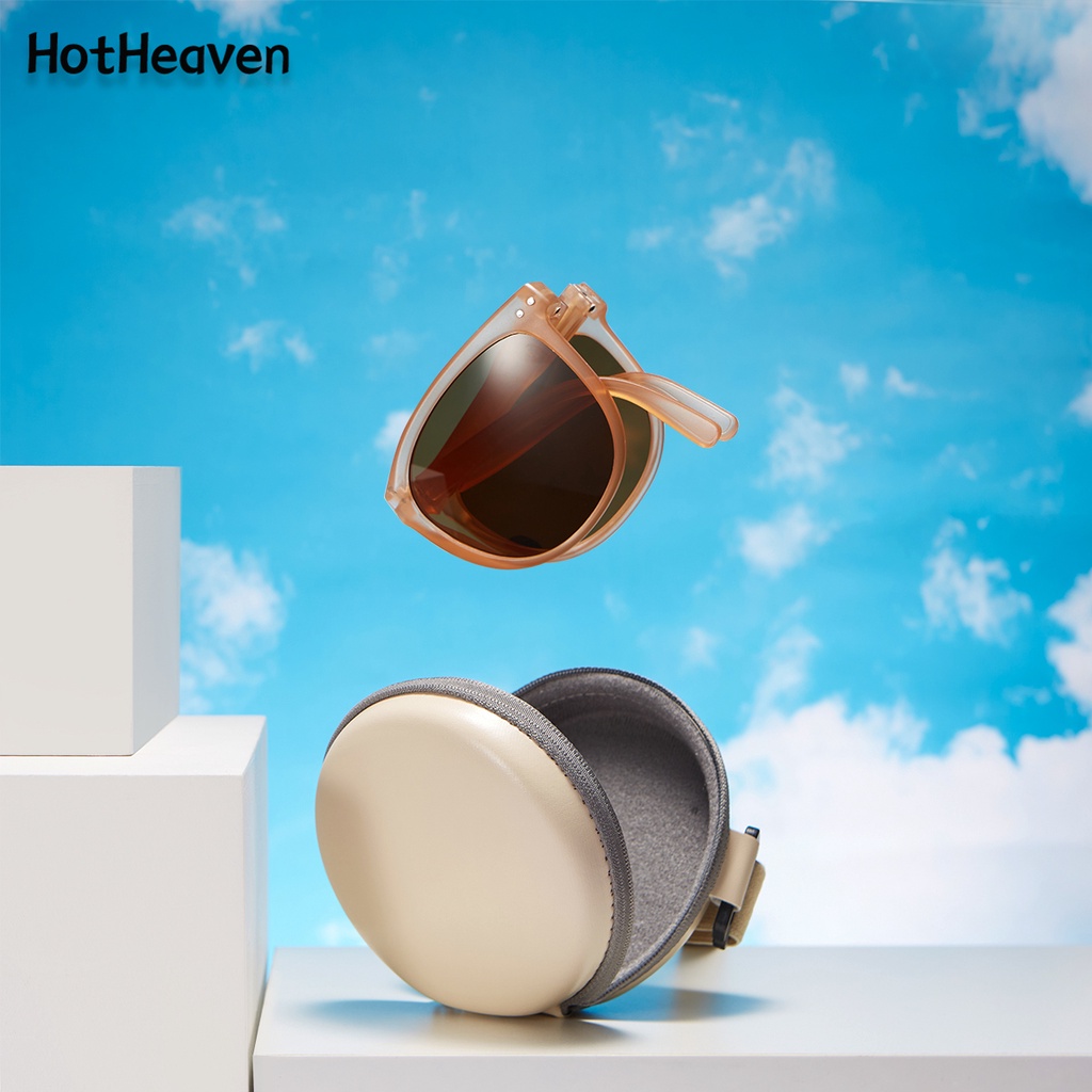 Kính Mát Chống Tia UV400 Tròng Gấp 4 Màu Thời Trang Cho Nam Và Nữ