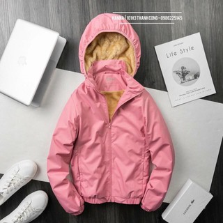 Áo khoác NỮ LÓT LÔNG ( kèm túi )