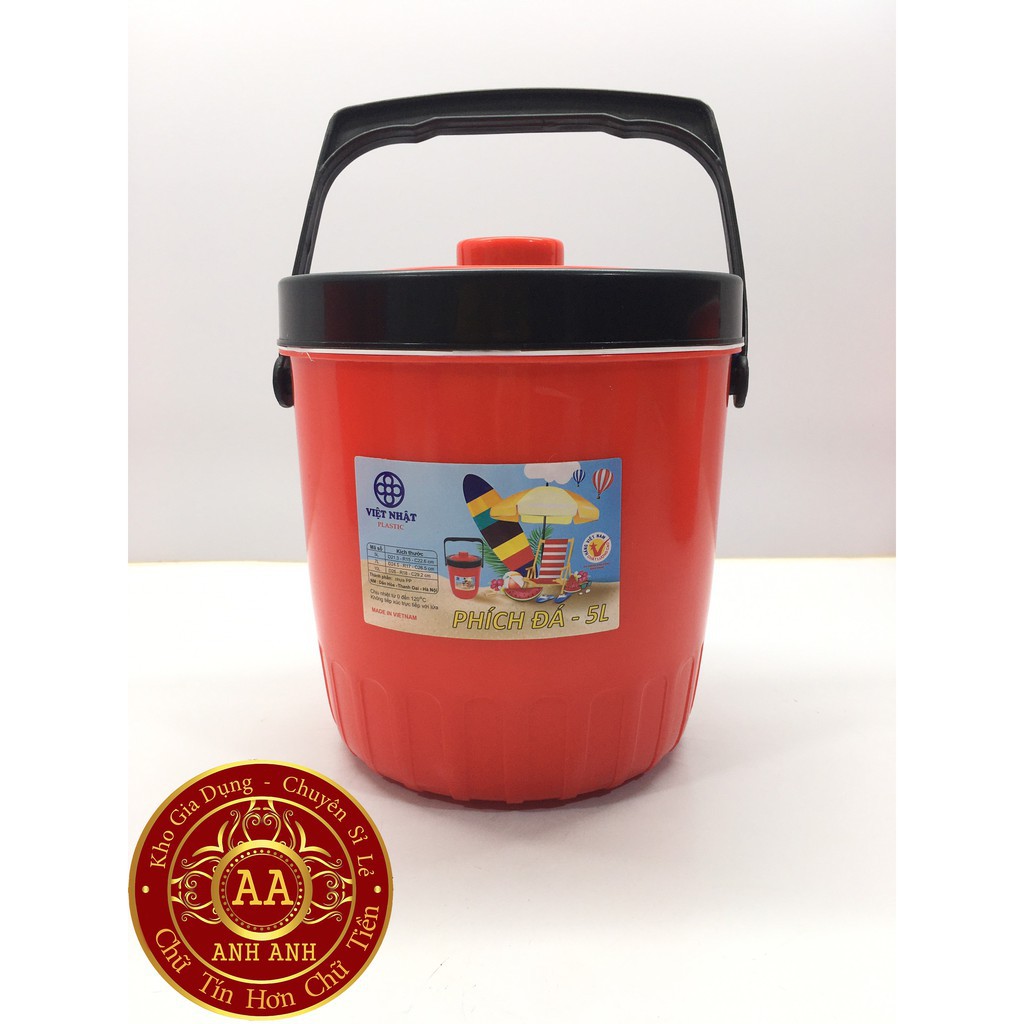 ⚡️FREESHIP⚡️Thùng Đá Tròn Giữ Nhiệt -3-5-7-10-15lit Việt Nhật