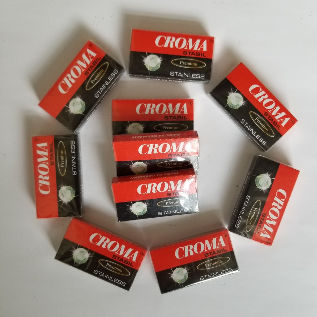 Dao Tem Croma (Hộp 10 Lưỡi)