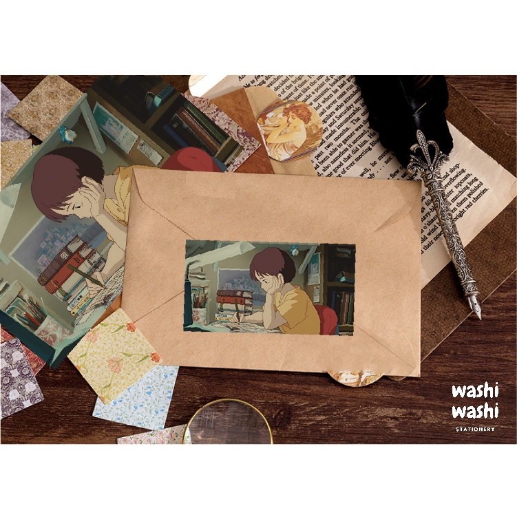 Bộ 20 Sticker Phim Ghibli Anime Size Lớn Hoạt Hình Nổi Tiếng Cá Tính Trang Trí Sổ Bullet Journal Lofi Sáng Tạo