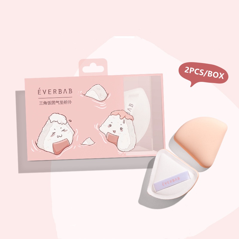 Mút trang điểm Everbab cotton siêu mềm kiểu dáng thời trang màu kẹo cao cấp