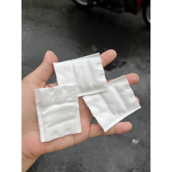 (Hàng Xịn) Bông Tẩy Trang Jieya Cotton Pads 222 miếng - 100% cotton, Bông Tẩy Trang 222 Miếng, Bông Tẩy Trang Lamiela