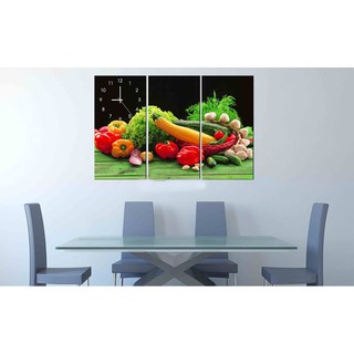 Tranh đồng hồ treo tường quả X289