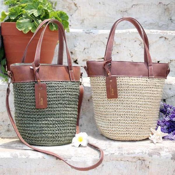 Túi Tote Style Viền da - cầm tay và đeo chéo - phong cách Vintage