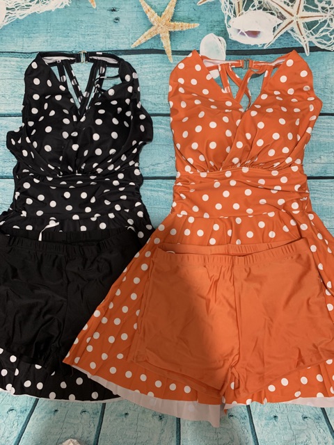 (THUN LẠNH) Đồ bơi dạng váy giấu bụng có big size cho người béo mập | BigBuy360 - bigbuy360.vn