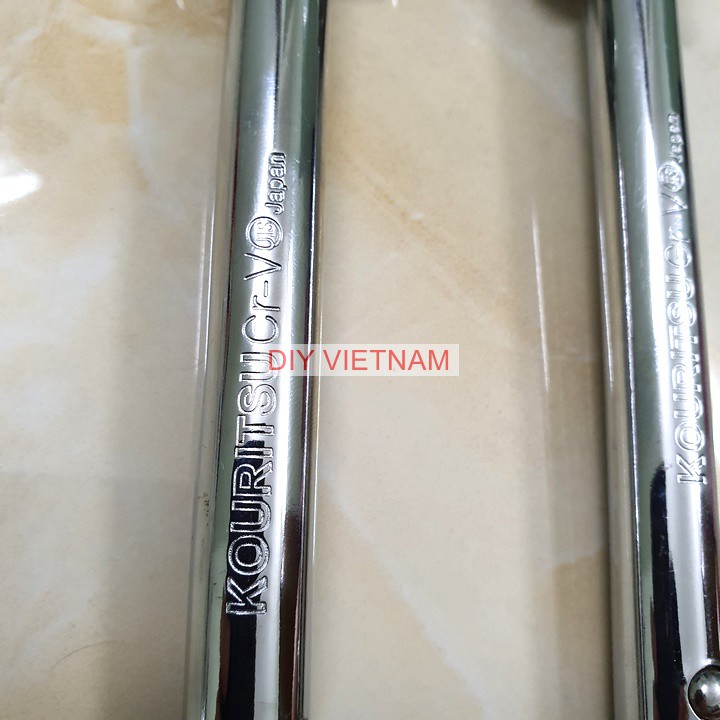 Tay vặn 1/2&quot; dạng trượt chiều dài 25cm Kouritsu Nhật Bản (Cần siết dạng trượt 10 icnh)