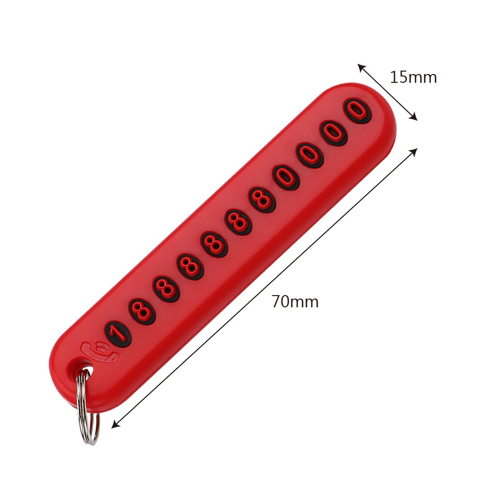 1 Móc Khóa Số Điện Thoại Chống Thất Lạc