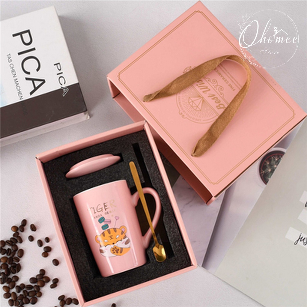 Ly Sứ cao cấp hình con Hổ đẹp, dễ thương