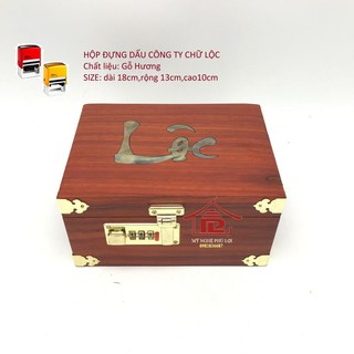Hộp đựng dấu công ty chữ lộc