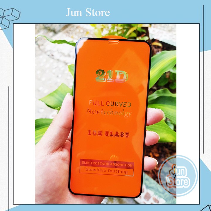 Kính cường lực IP 21D full màn 5/5s/6/6s/7/7plus/8/8plus/plus/x/xr/xs/11/12/pro/max