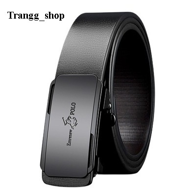 Thắt Lưng Nam Da Bò Cao Cấp Emrenew Polo 2 Lớp Full Hộp Đựng Mặt Khóa Hợp Kim