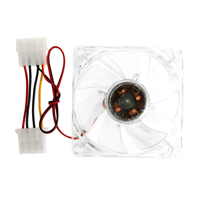 Quạt Tản Nhiệt 4 Đèn LED Xanh Dương Neon btsg 8025 Cho PC
