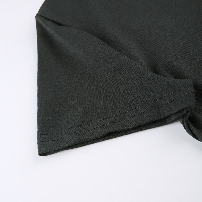 Áo Thun Tay Ngắn Cổ Tròn In Họa Tiết Chân Dung Thời Trang Cá Tính Cho Nữ