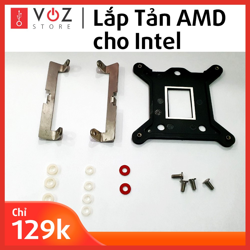 Gông lắp tản AMD Wraith PRISM cho main Intel