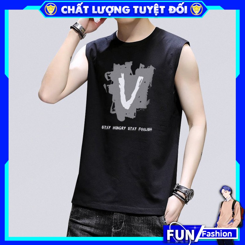 Áo 3 lỗ nam 💖FREESHIP💖 Áo thun nam mã TT49 Áo ba lỗ nam cổ tròn TankTop form rộng sát nách tập gym co giãn mùa hè đẹp