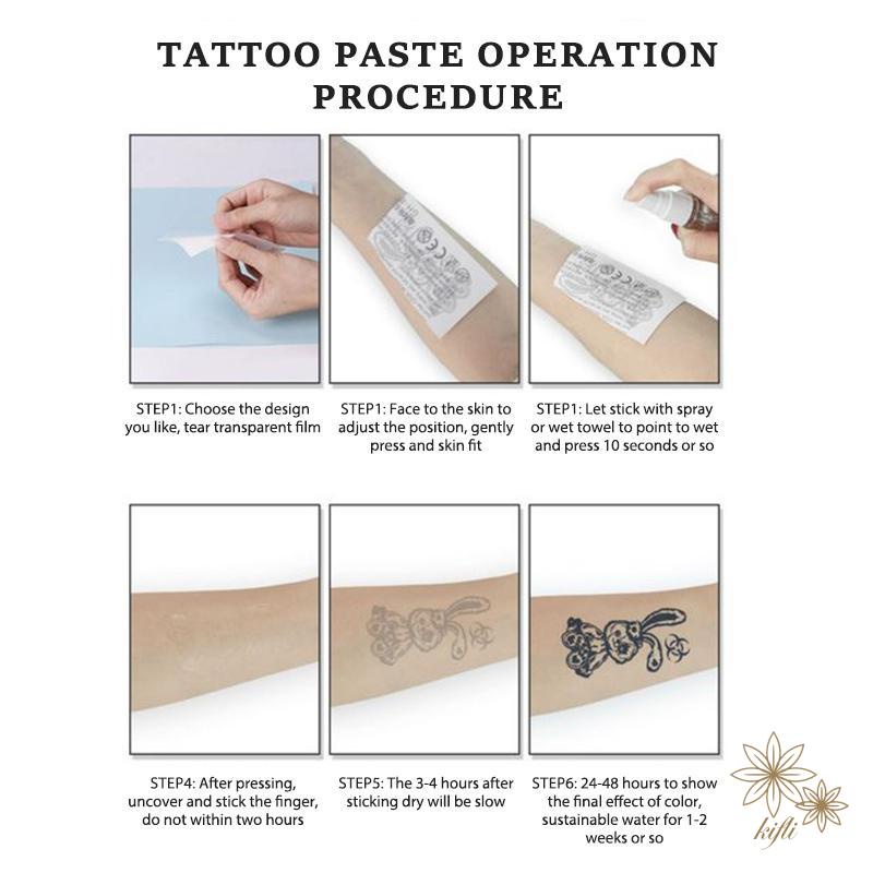 Miếng Dán Hình Xăm Hoạt Hình ONE PIECE Chống Nước Lâu Trôi