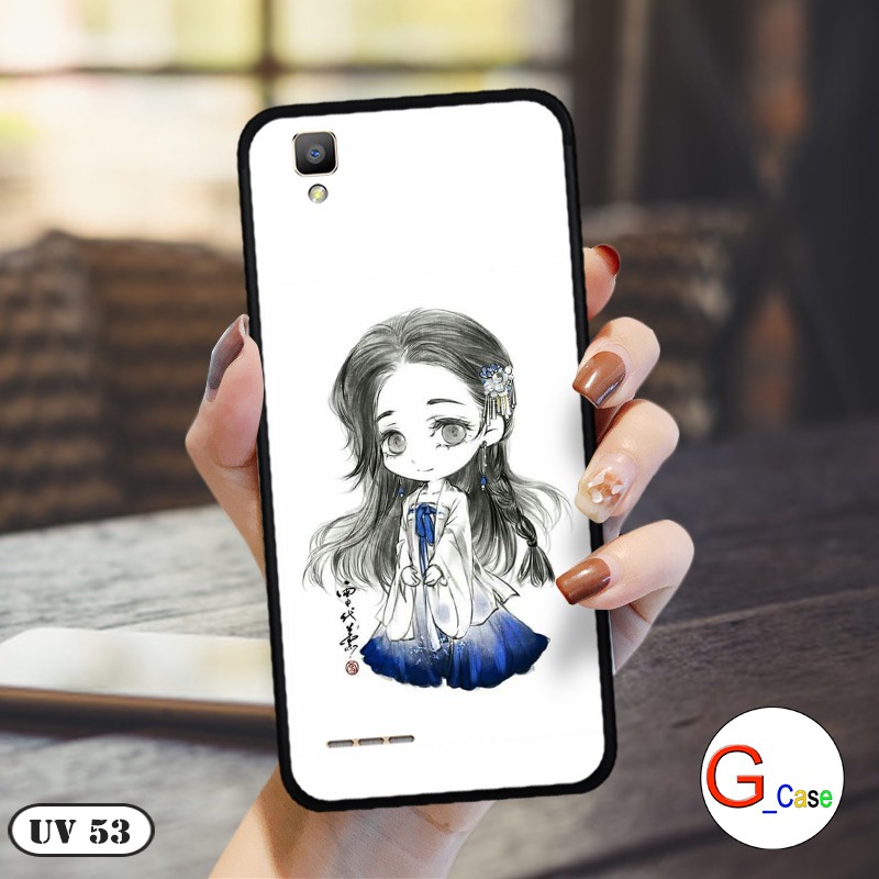 Ốp điện thoại OPPO A35/ F1 lưng nhám viền cao su dẻo in hình