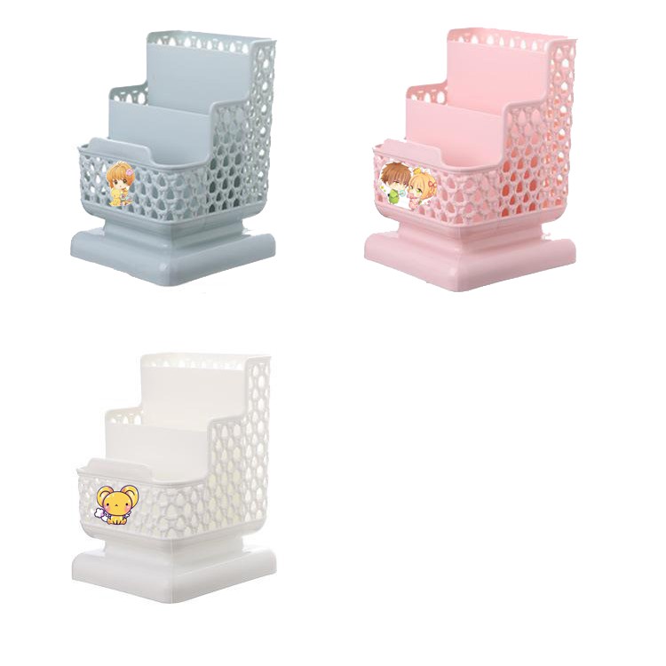 Ống cắm bút nhựa nhiều ngăn kero CBTI7 ống đựng bút CCS ống cắm bút cute dễ thương