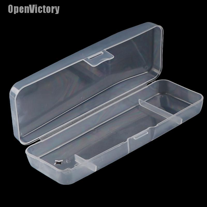 (Hàng Mới Về) Set 2 Hộp Nhựa Trong Suốt Đựng Dao Cạo Râu Có Tay Cầm Tiện Dụng | BigBuy360 - bigbuy360.vn