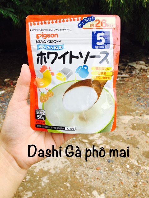 Bột Dashi Pigeon đủ vị cho bé từ 5m