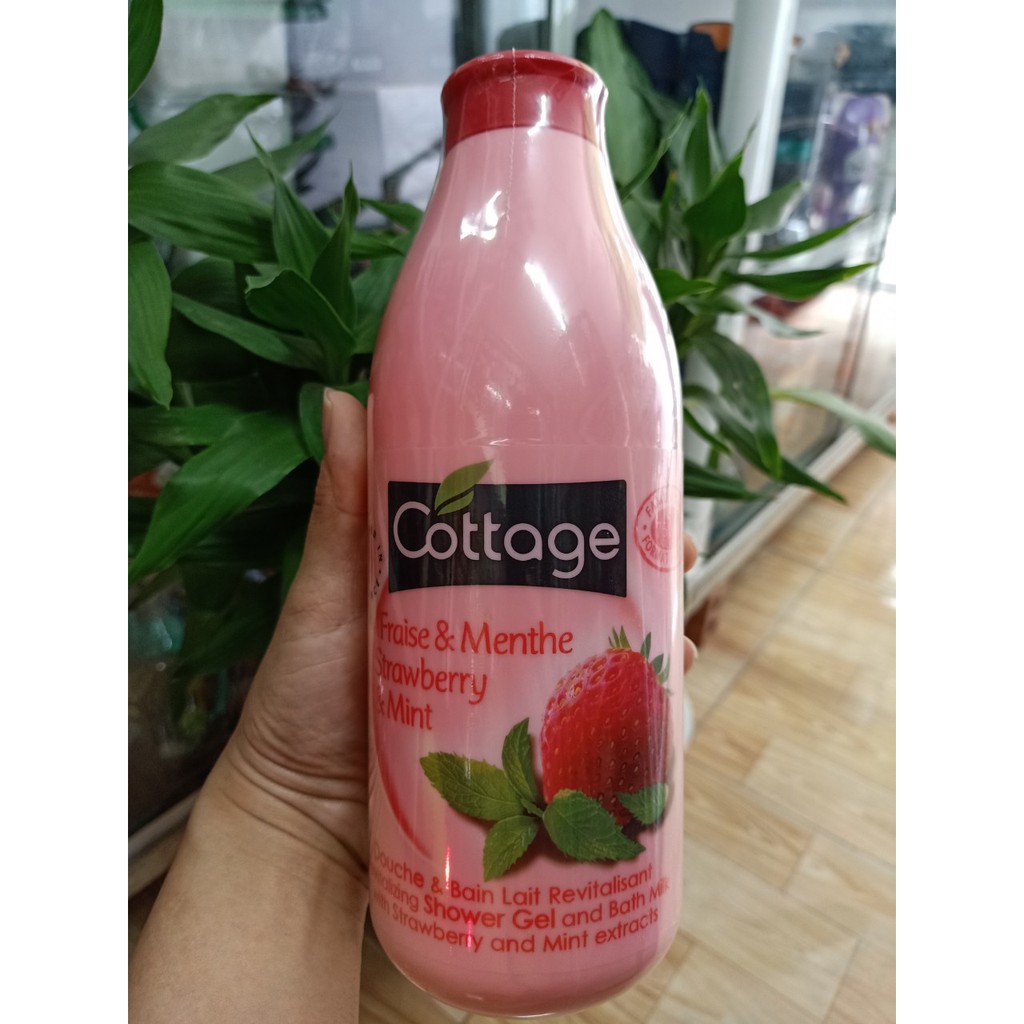 Sữa tắm COTTAGE chính hãng PHÁP 750ml -TẶNG XÀ PHÒNG THÁI LAN