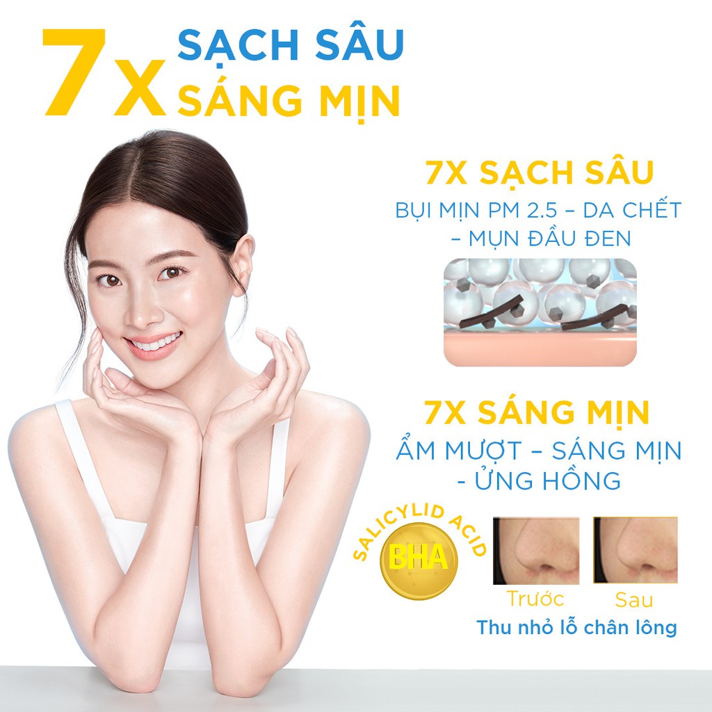 Bộ 02 Sữa Rửa Mặt Senka Perfect Whip Vit C Dưỡng Sáng Mờ Thâm 100g