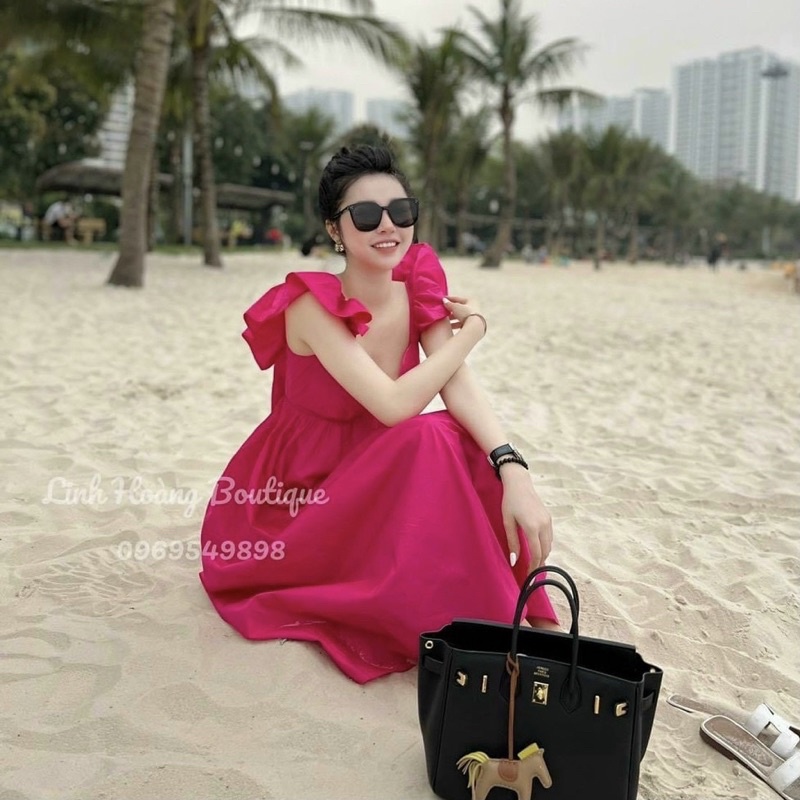 ĐẦM MAXI TAY CÁNH TIÊN🤍