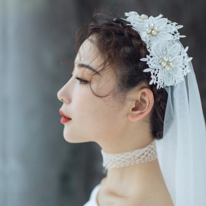 Lúp , von hoa 3D cô dâu siêu xinh