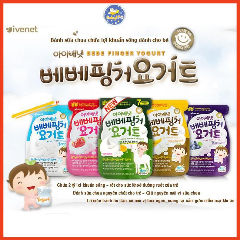 Sữa chua khô Ivenet Hàn Quốc nhiều vị