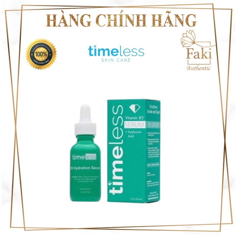 Sẻum timeless cấp ẩm, hồi phục da Timeless B5 Serum 30ml