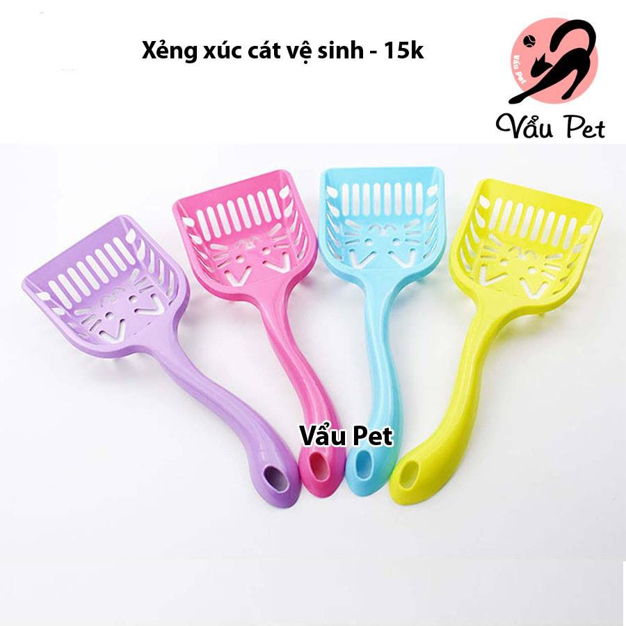 Xẻng xúc cát vệ sinh cho mèo - xẻng hốt cát dọn vệ sinh phân cho mèo - Lida Pet Shop