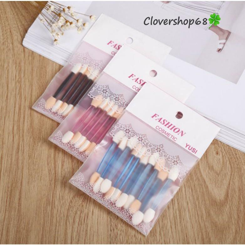 Sét 10 Cây Cọ Vẽ Mắt và Môi 2 Đầu