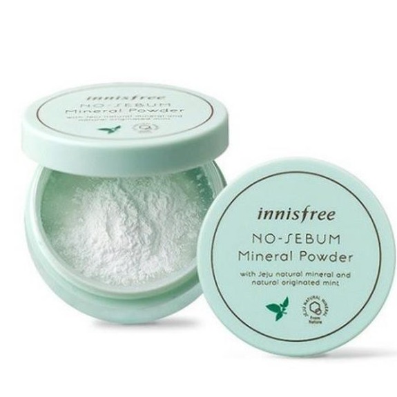 [Hàng AUTH] Phấn phủ- Phấn bột kiềm dầu dạng bột khoáng Innisfree No Sebum Mineral Powder 5g [Chính Hãng Hàn Quốc]