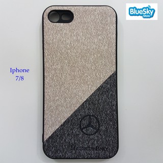 Ốp lưng Iphone 7 / 8 da logo Mercedes