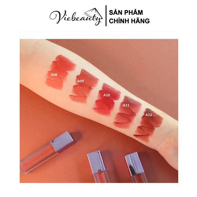 [VER 1 2 3] Son Kem Black Rouge Air Fit Velvet Tint Màu Hot A12 A06 A03 A05 A6 - Khongcoson | BigBuy360 - bigbuy360.vn