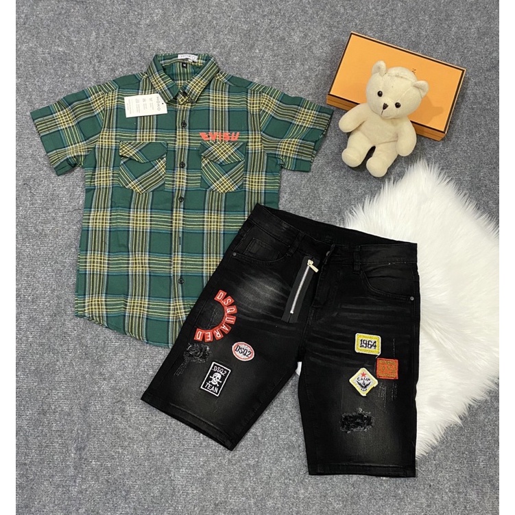 Quần jeans short kèm hình chụp thật