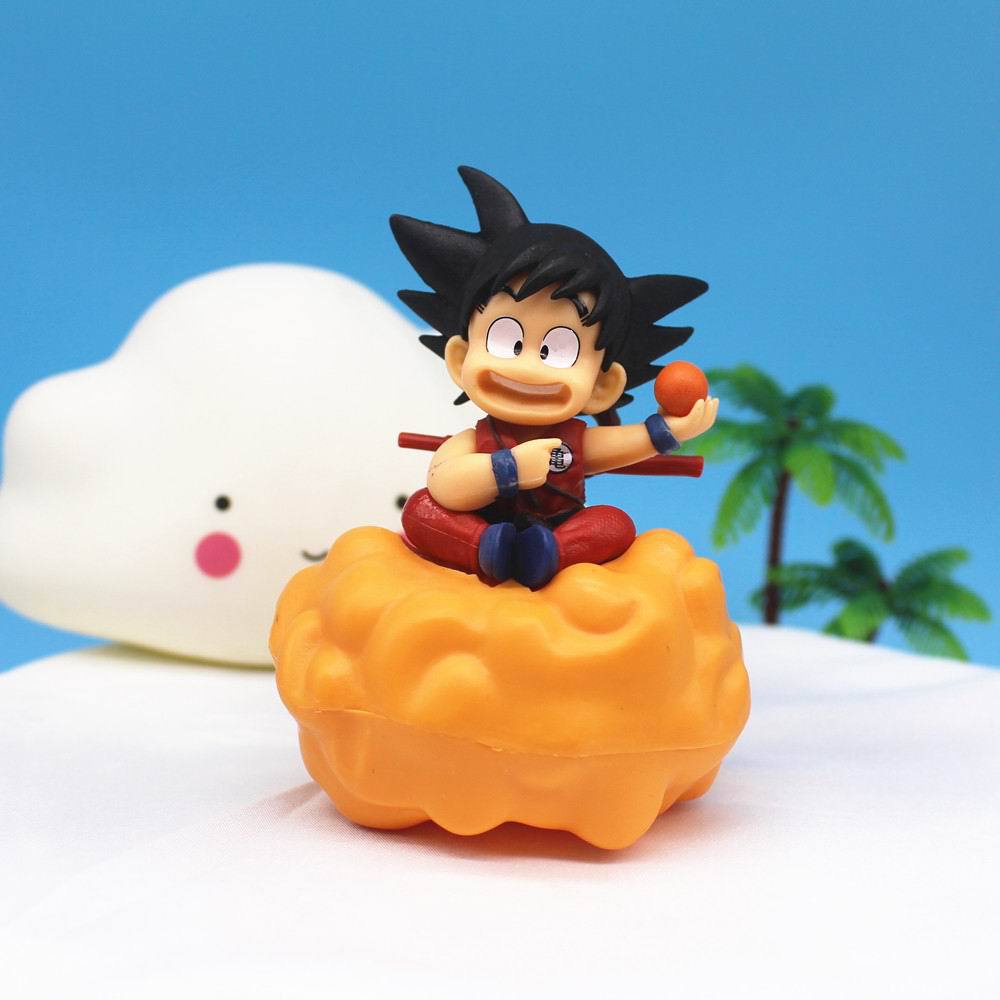 Mô hình nhân vật trong phim hoạt hình Dragon Ball trang trí bánh kem