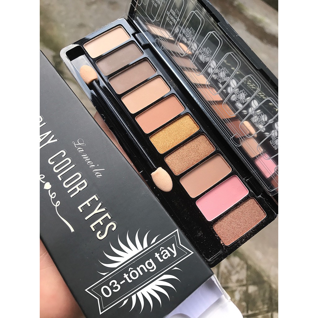 PHẤN MẮT PLAYCOLOR LAMEILA TÔNG NÂU VÀ TÔNG HÀN QUỐC DỂ THƯƠNG LÂU TRÔI GIÁ RẺ ƯU ĐÃI | BigBuy360 - bigbuy360.vn