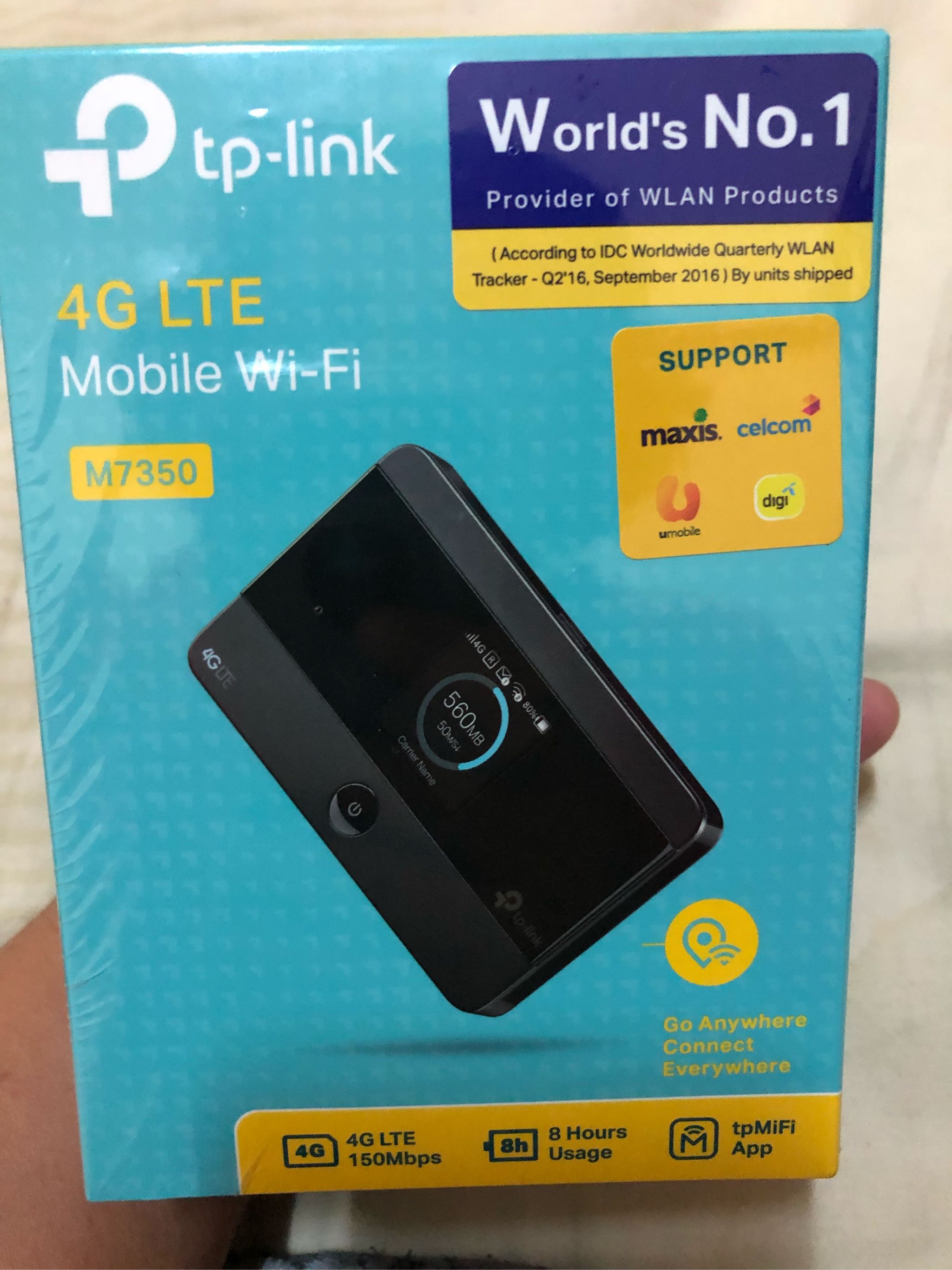 Bộ Phát Wifi Di Động 4g Lte Tplink M7350, Thiết Bị Phát Wifi Di Động 4g Lte-Advanced Tp-Link M7350 V5 150mbps,