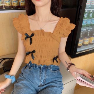 Áo kiểu nơ nhúng