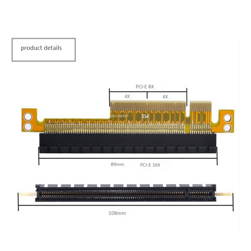 Card Mở Rộng Chuyển Đổi Từ Pci-E Express 8x Sang 16x