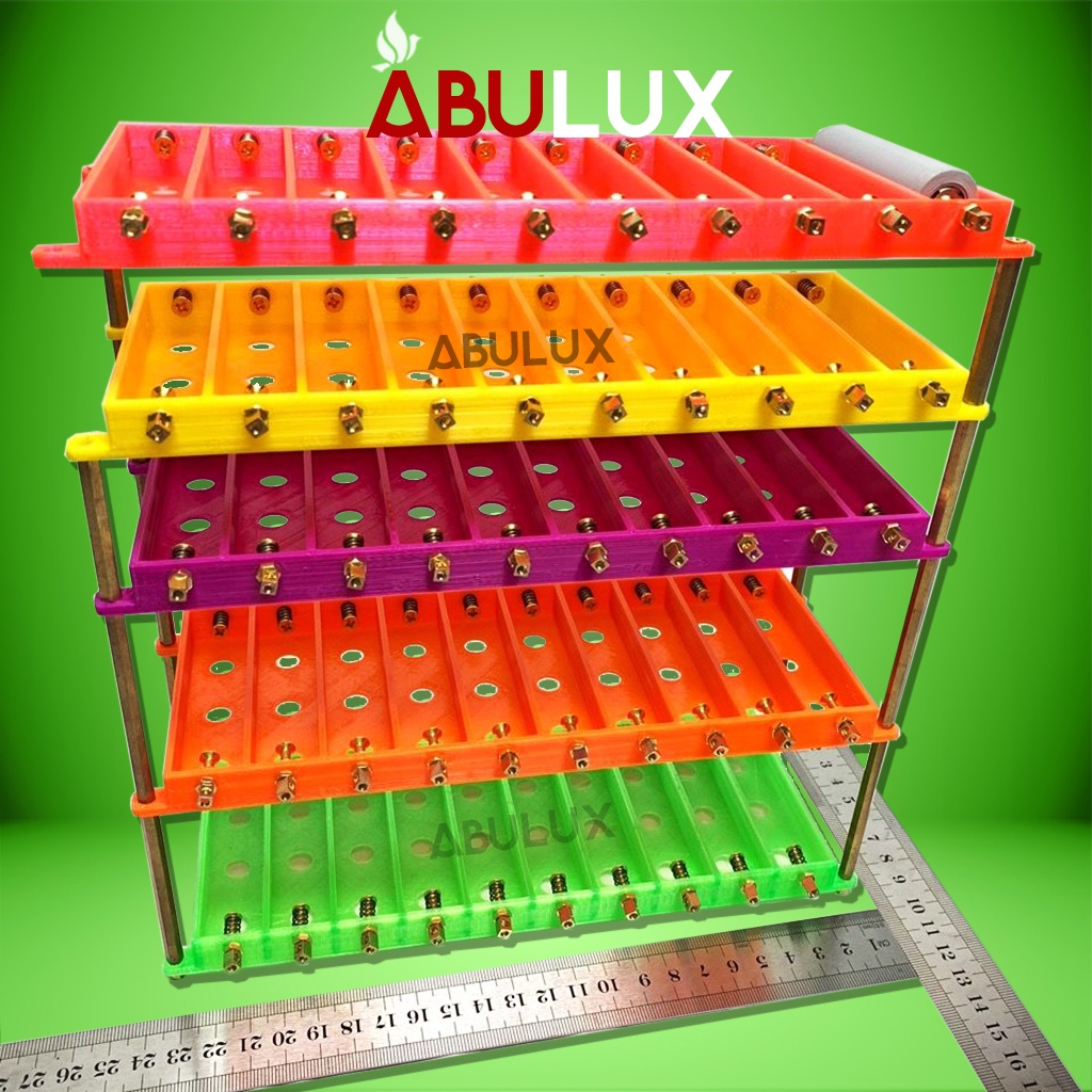Khay giá sạc, xả cell pin lithium 18650,21700,32650