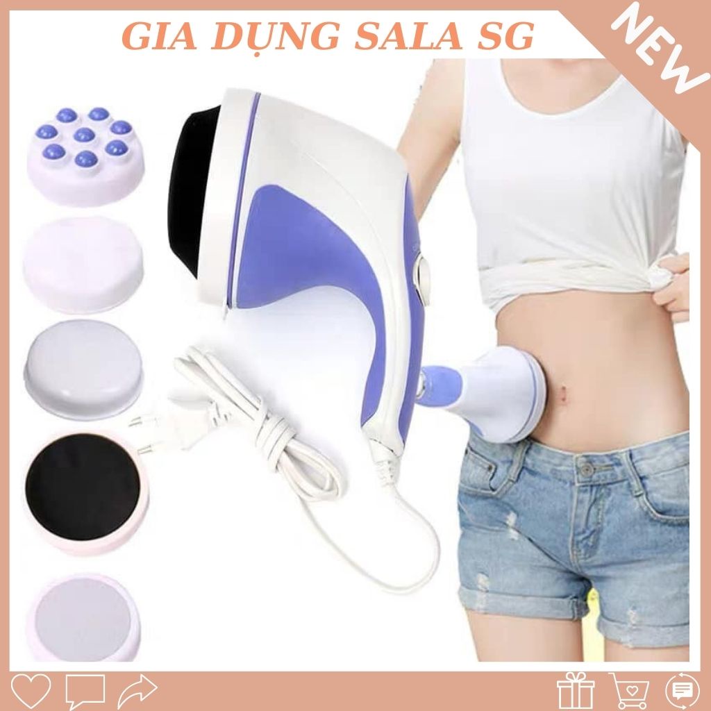 Máy massage cầm tay Relax Tone 5 đầu giảm đau mỏi hiệu quả