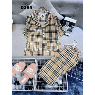 Pyjama quần dài tay cánh dơi vải lụa mango