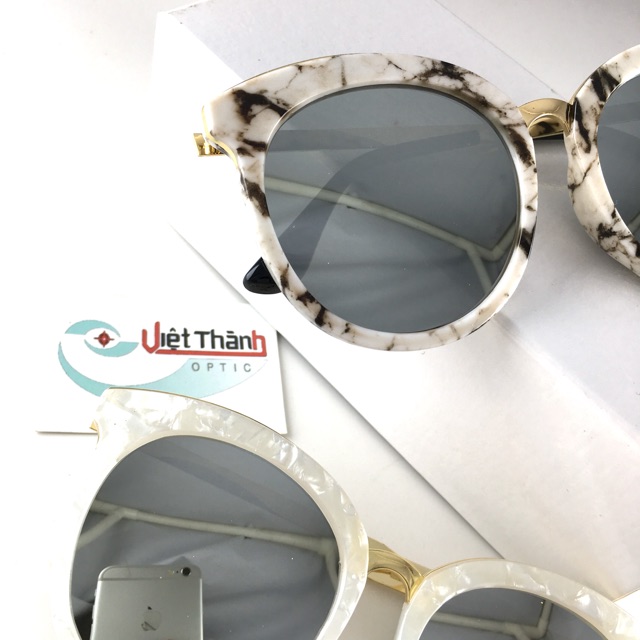 Kính V tròn mắt mèo form lớn kính V
